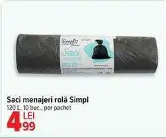 Carrefour Saci menajeri rolă Simpl Ofertă