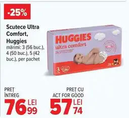 Carrefour Scutece Ultra Comfort, Huggies Ofertă