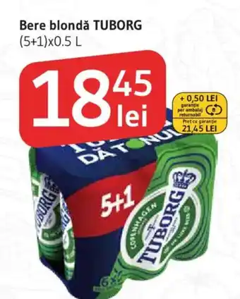 Supeco Bere blondǎ TUBORG Ofertă