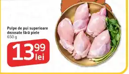 Supeco Pulpe de pui superioare dezosate fără piele Ofertă