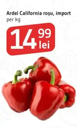 Supeco Ardei California roşu, import Ofertă