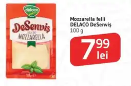 Supeco Mozzarella felii DELACO Desenviş Ofertă