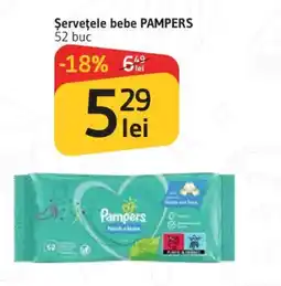 Supeco Şerveţele bebe PAMPERS Ofertă