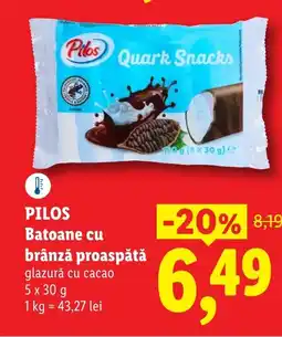 Lidl PILOS Batoane cu brânză proaspătă Ofertă