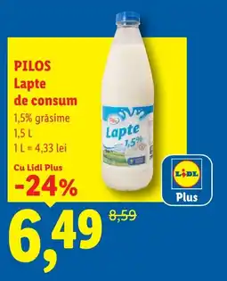 Lidl PILOS Lapte de consum Ofertă