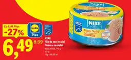 Lidl NIXE File de ton în ulei floarea-soarelui Ofertă