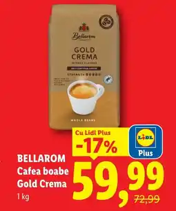 Lidl BELLAROM Cafea boabe Gold Crema Ofertă