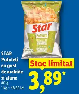 Lidl STAR Pufuleţi cu gust de arahide şi alune Ofertă