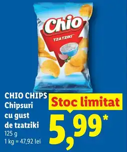 Lidl CHIO CHIPS Chipsuri cu gust de tzatziki Ofertă