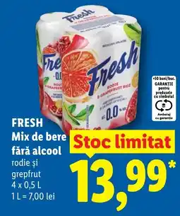 Lidl FRESH Mix de bere fără alcool Ofertă
