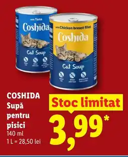 Lidl COSHIDA Supǎ pentru pisici Ofertă
