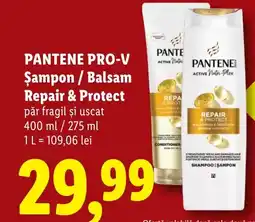 Lidl PANTENE PRO-V Șampon / Balsam Repair & Protect Ofertă