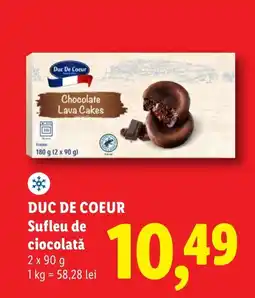 Lidl DUC DE COEUR Sufleu de ciocolată Ofertă
