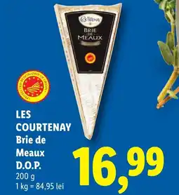 Lidl LES COURTENAY Brie de Meaux D.O.P. Ofertă