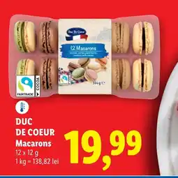 Lidl DUC DE COEUR Macarons Ofertă