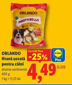 Lidl ORLANDO Hrană uscată pentru câini Ofertă