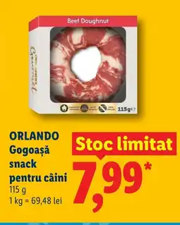Lidl ORLANDO Gogoaşă snack pentru câini Ofertă