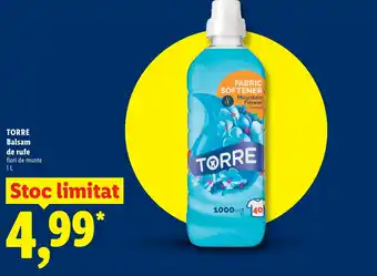 Lidl TORRE Balsam de rufe Ofertă