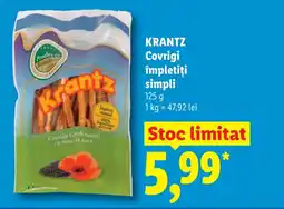 Lidl KRANTZ Covrigi împletiti simpli Ofertă