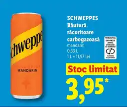 Lidl SCHWEPPES Băutură răcoritoare carbogazoasă Ofertă