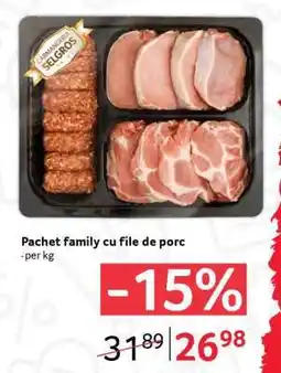 Selgros Pachet family cu file de porc Ofertă