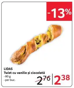 Selgros LIDAS Twist cu vanilie și ciocolată Ofertă