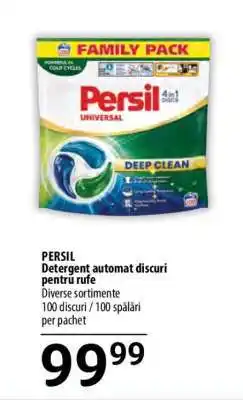 Selgros Persil Detergent automat discuri pentru rufe Ofertă