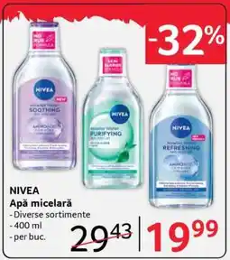 Selgros NIVEA Apă micelară Ofertă