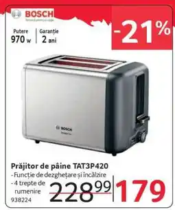 Selgros Prăjitor de pâine TAT3P420 Ofertă