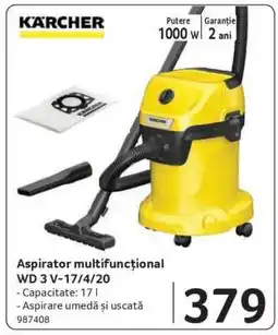 Selgros Aspirator multifuncțional WD 3 V-17/4/20 Ofertă