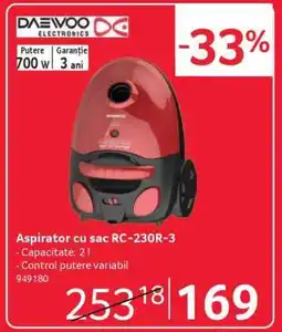 Selgros Aspirator cu sac RC-230R-3 Ofertă
