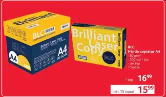 Selgros BLC Hârtie copiator A4 Ofertă