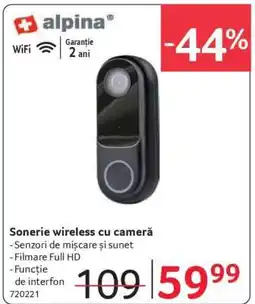 Selgros Sonerie wireless cu cameră Ofertă