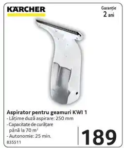 Selgros Aspirator pentru geamuri KWI 1 Ofertă