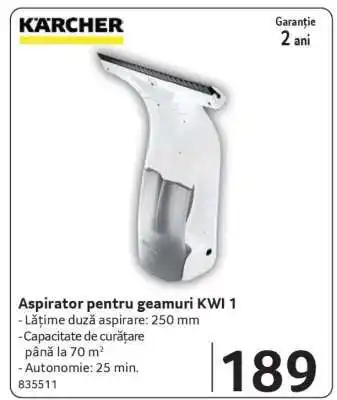 Selgros Aspirator pentru geamuri KWI 1 Ofertă