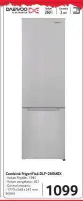 Selgros Combină frigorifică DLF-260MEX Ofertă