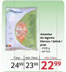 Selgros Amestec de legume Morcov / țelină / praz Ofertă