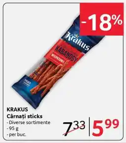 Selgros KRAKUS Cârnați sticks Ofertă