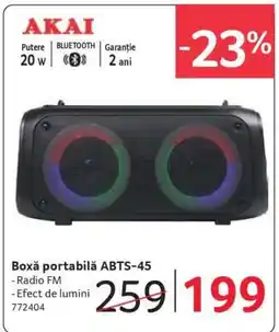 Selgros Boxă portabilă ABTS-45 Ofertă