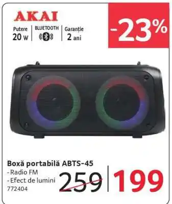 Boxă portabilă ABTS-45