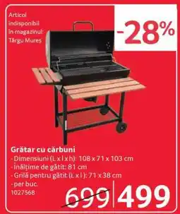 Selgros Grătar cu cărbuni Ofertă