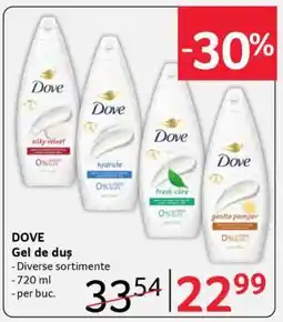 Selgros DOVE Gel de duș Ofertă