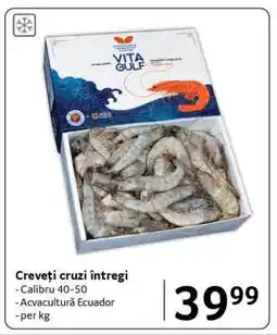 Selgros Creveți cruzi întregi Ofertă
