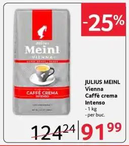 Selgros JULIUS MEINL Vienna Caffè crema Intenso Ofertă