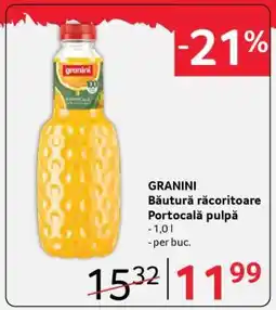 Selgros GRANINI Băutură răcoritoare Portocală pulpă Ofertă