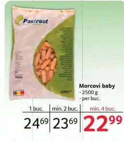 Selgros Morcovi baby Ofertă