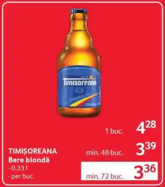 Selgros TIMIŞOREANA Bere blondă Ofertă