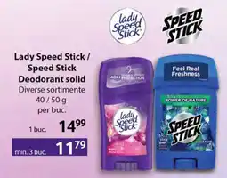 Selgros Lady Speed Stick / Speed Stick Deodorant solid Ofertă
