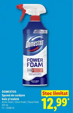 Lidl DOMESTOS Spumă de curățare baie şi toaletă Ofertă