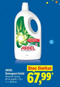 Lidl ARIEL Detergent lichid Ofertă